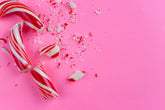 EDIBLE BROKEN/CRUSHED EDIBLE CHRISTMAS CANDY CANES